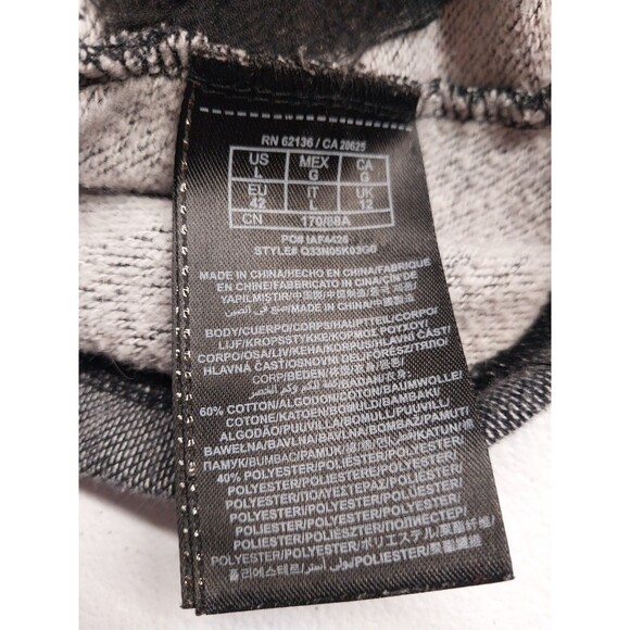 Guess Women's Knit Jacket L Heathered Charcoal Belted Business Casual Timeless - Picture 7 of 9